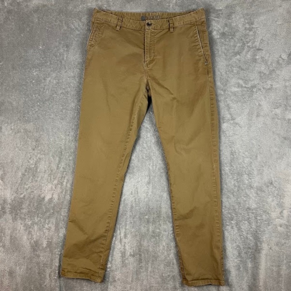 Vuori Collins Chino Pants Mens 34 Performance Career Slim Fit Stretch Travel